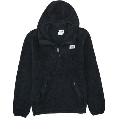 The North Face Mens Black Fleece Hoodie Medium Pullover Warm Outdoor