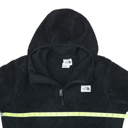 The North Face Mens Black Fleece Hoodie Medium Pullover Warm Outdoor