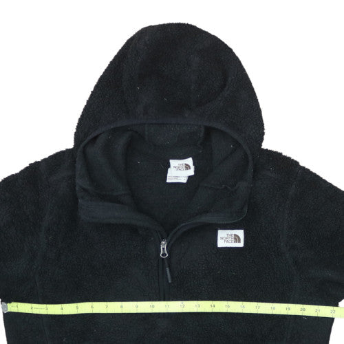 The North Face Mens Black Fleece Hoodie Medium Pullover Warm Outdoor