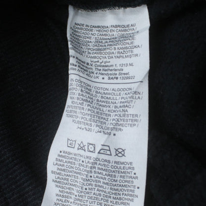 Nike Women's Black Fleece Sweatpants S Regular Fit Drawstring Tapered