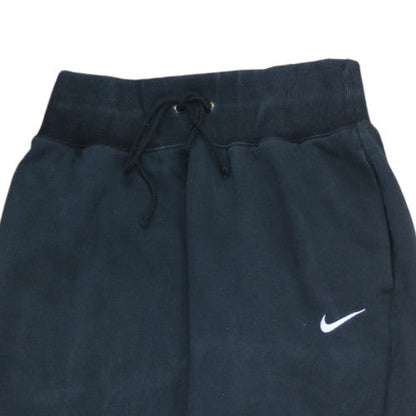 Nike Women's Black Fleece Sweatpants S Regular Fit Drawstring Tapered