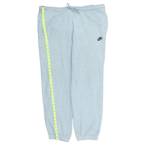 Nike Men’s Grey Fleece Sweatpants XL Tapered Fit Casual Joggers
