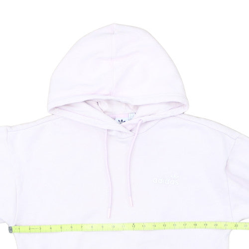 Adidas Women's Pink Pullover Hoodie Size XS Cotton Blend