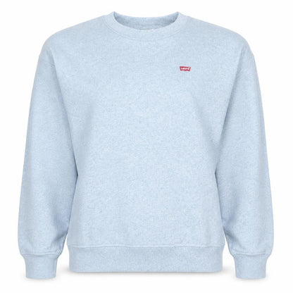 Levi's Women's Blue Crew Neck Pullover Sweatshirt Size M Classic Style
