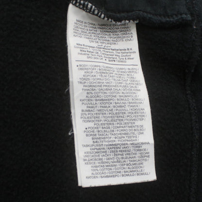 Nike Women’s Black 1/2 Zip Fleece Sweatshirt L Relaxed Fit Pullover