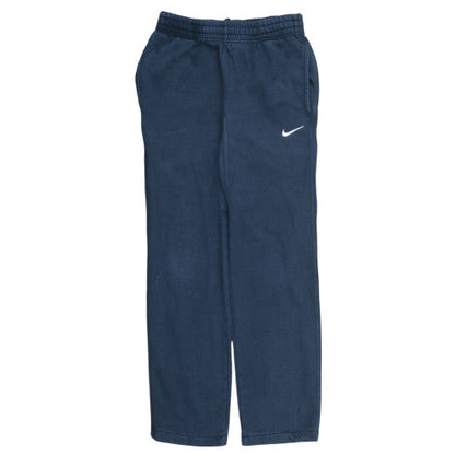 Nike Men Blue Fleece Sweatpants Small Regular Fit Sportswear