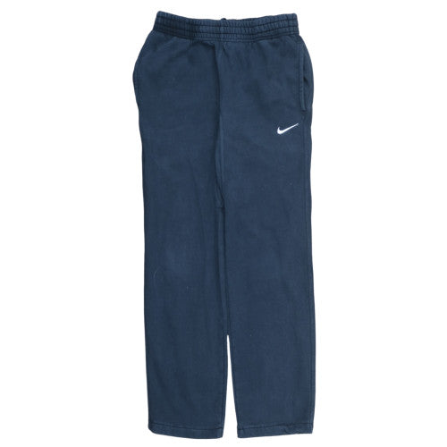 Nike Men Blue Fleece Sweatpants Small Regular Fit Sportswear