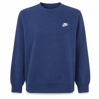 Nike Women’s Blue Pullover Sweatshirt Medium Cotton Blend Logo