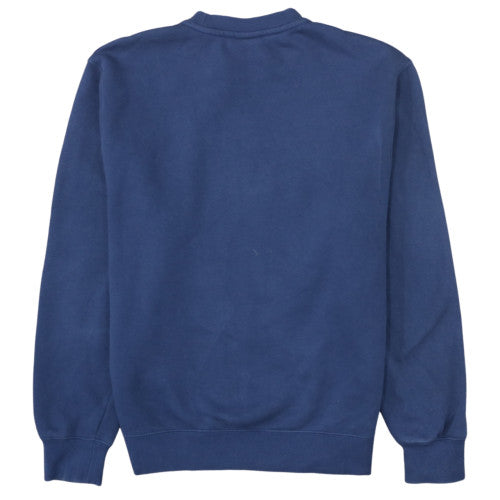 Nike Women’s Blue Pullover Sweatshirt Medium Cotton Blend Logo