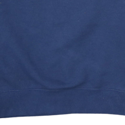Nike Women’s Blue Pullover Sweatshirt Medium Cotton Blend Logo