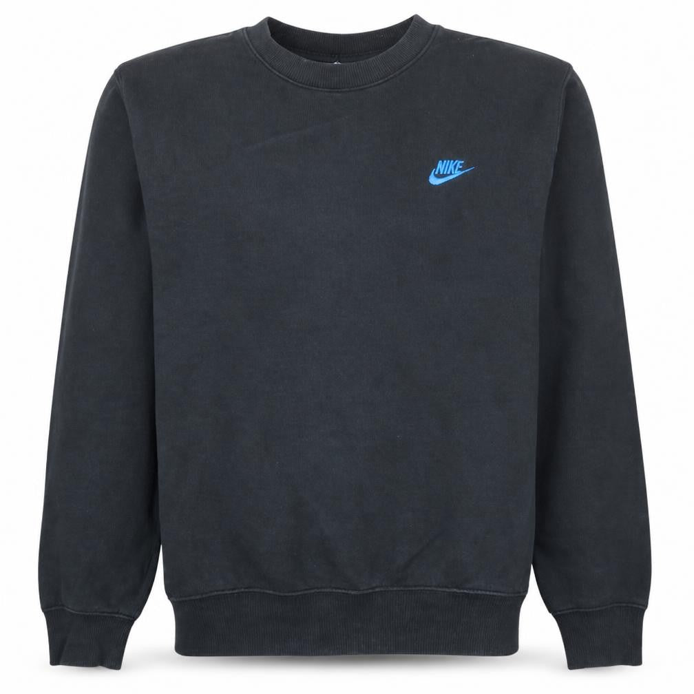 Nike Men's Black Small Pullover Crew Neck Fleece Sweatshirt