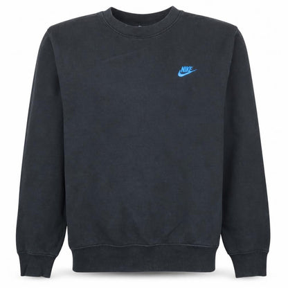 Nike Men's Black Small Pullover Crew Neck Fleece Sweatshirt