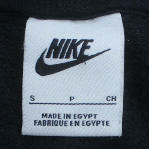 Nike Men's Black Small Pullover Crew Neck Fleece Sweatshirt
