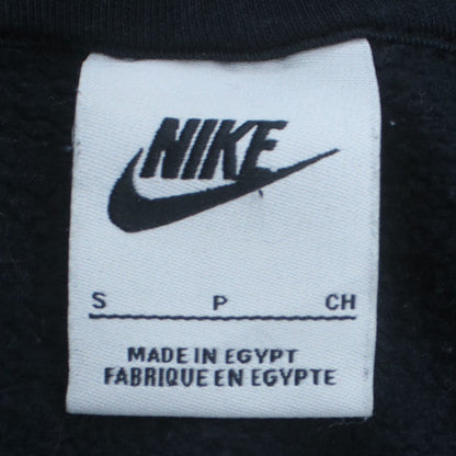 Nike Men's Black Small Pullover Crew Neck Fleece Sweatshirt