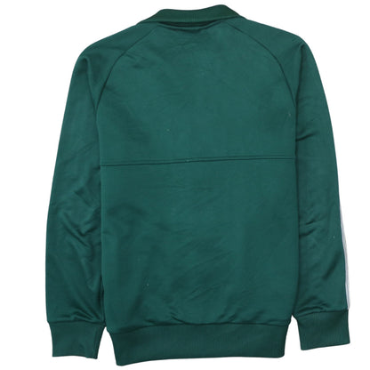 Adidas Men’s Green Real Madrid Track Jacket L Full Zip Football Style