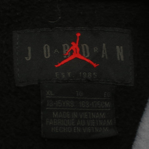 Nike Jordan Boys Black Pullover Hoodie XL 15-16 Years Graphic Fleece