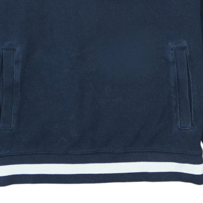 Fred Perry Men’s Blue 1/4 Zip Sweatshirt M Cotton Blend