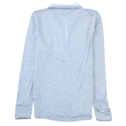 Nike Men's Grey Dri-FIT 1/4 Zip Athletic Sweatshirt Size S