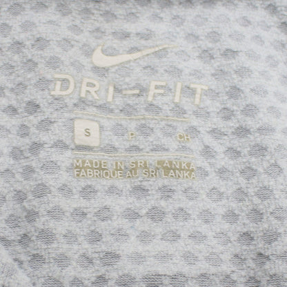 Nike Men's Grey Dri-FIT 1/4 Zip Athletic Sweatshirt Size S