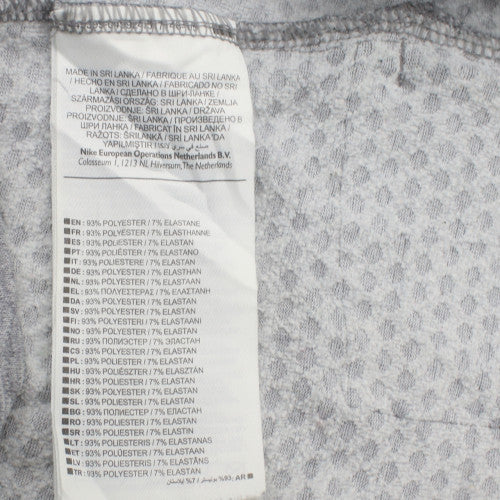 Nike Men's Grey Dri-FIT 1/4 Zip Athletic Sweatshirt Size S