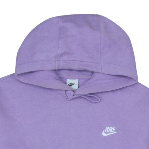 Nike Womens Purple Pullover Hoodie Medium Hooded Sweatshirt