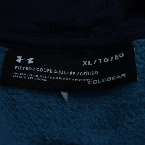 Under Armour Men’s Blue XL Pullover Hoodie Fleece Athletic ColdGear