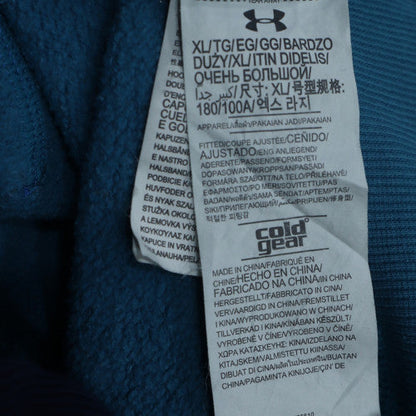Under Armour Men’s Blue XL Pullover Hoodie Fleece Athletic ColdGear