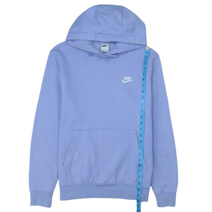 Nike Women’s Blue Pullover Hoodie Medium Fleece Sweatshirt