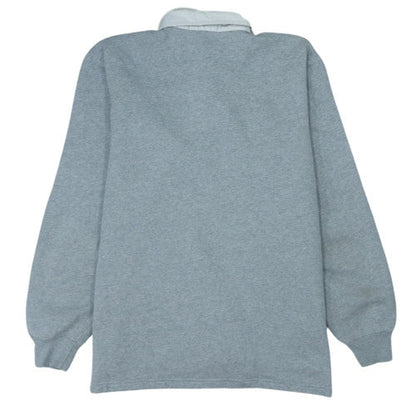 Polo Ralph Lauren Men's Grey Long Sleeve Rugby Polo Size S