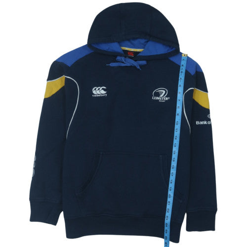 Canterbury Men Blue XL Pullover Hooded Rugby Sports Hoodie