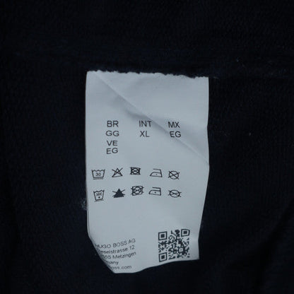 Hugo Boss Men's Blue XL Logo Pullover Sweatshirt