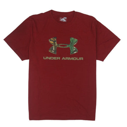 Under Armour Men’s Red HeatGear XL Sports Graphic T-Shirt