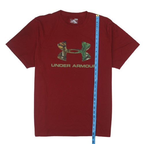 Under Armour Men’s Red HeatGear XL Sports Graphic T-Shirt