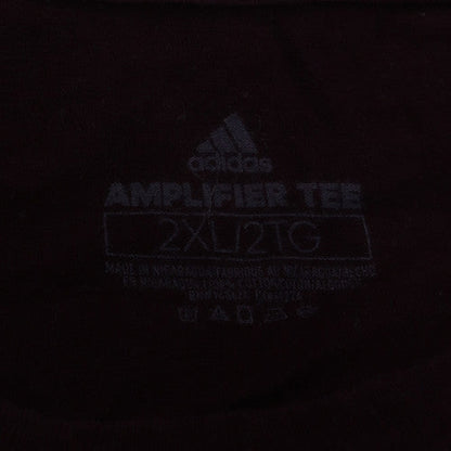 Adidas Men's Black 2XL Amplifier Logo Short Sleeve T-Shirt