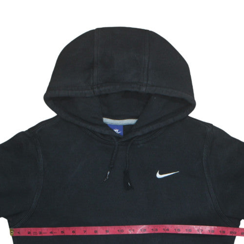 Nike Women's Black Small Pullover Hoodie Cotton Blend