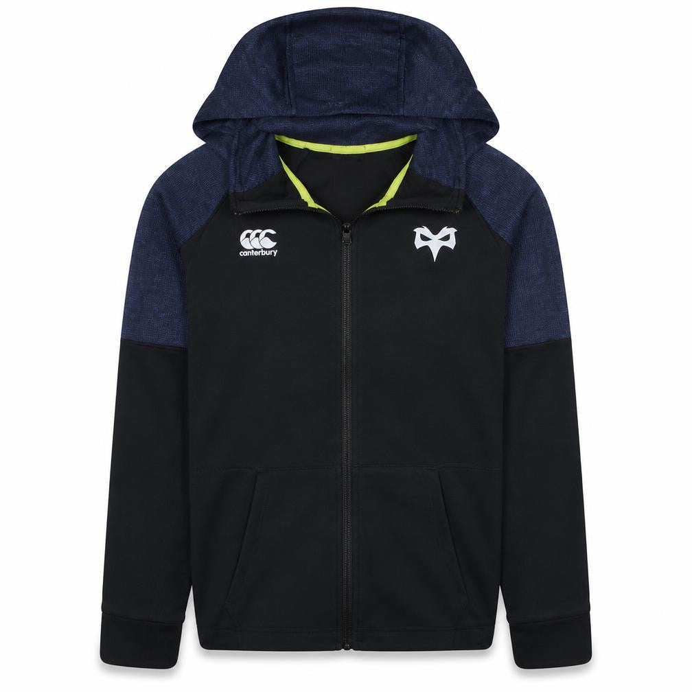 Canterbury Men’s Black Full Zip Hoodie L Sportswear Rugby