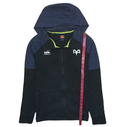 Canterbury Men’s Black Full Zip Hoodie L Sportswear Rugby
