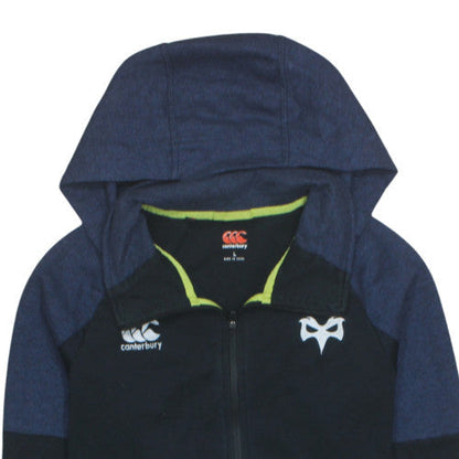 Canterbury Men’s Black Full Zip Hoodie L Sportswear Rugby