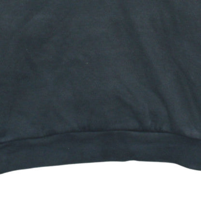 Adidas Men's Black Half Zip Hoodie Medium Regular Fit Sportswear