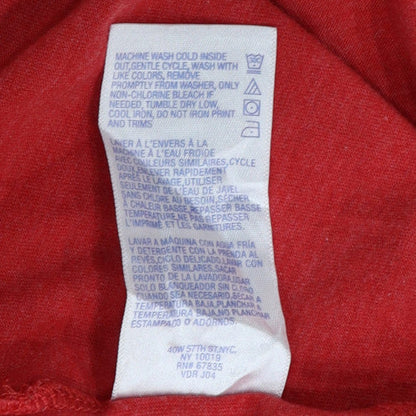 Nautica Men's Red XL Sleepwear Pyjama Top Cotton Short Sleeve