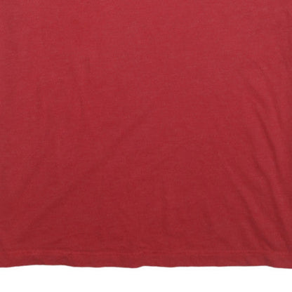 Nautica Men's Red XL Sleepwear Pyjama Top Cotton Short Sleeve