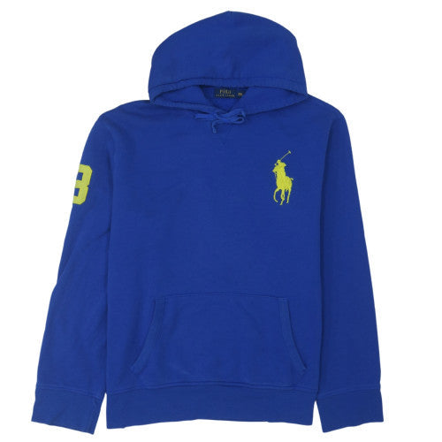 Ralph Lauren Men's Blue 2XL Pullover Hoodie with Logo