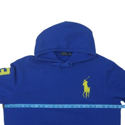 Ralph Lauren Men's Blue 2XL Pullover Hoodie with Logo