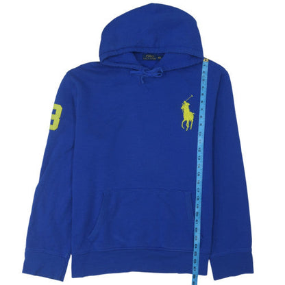 Ralph Lauren Men's Blue 2XL Pullover Hoodie with Logo