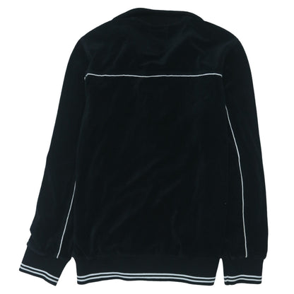 Fila Men's Black XL Velour Track Jacket Full Zip Retro Sportswear
