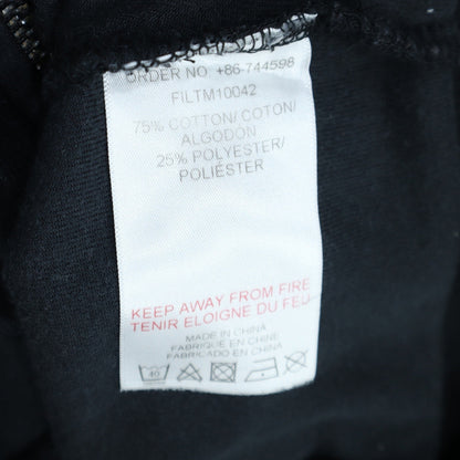 Fila Men's Black XL Velour Track Jacket Full Zip Retro Sportswear