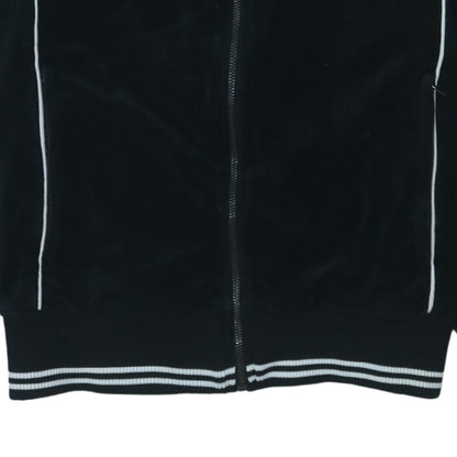 Fila Men's Black XL Velour Track Jacket Full Zip Retro Sportswear