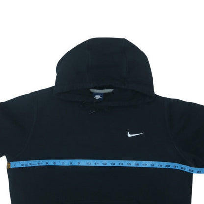 Nike Women's Black Pullover Hoodie Size L Fleece Lined Sweatshirt