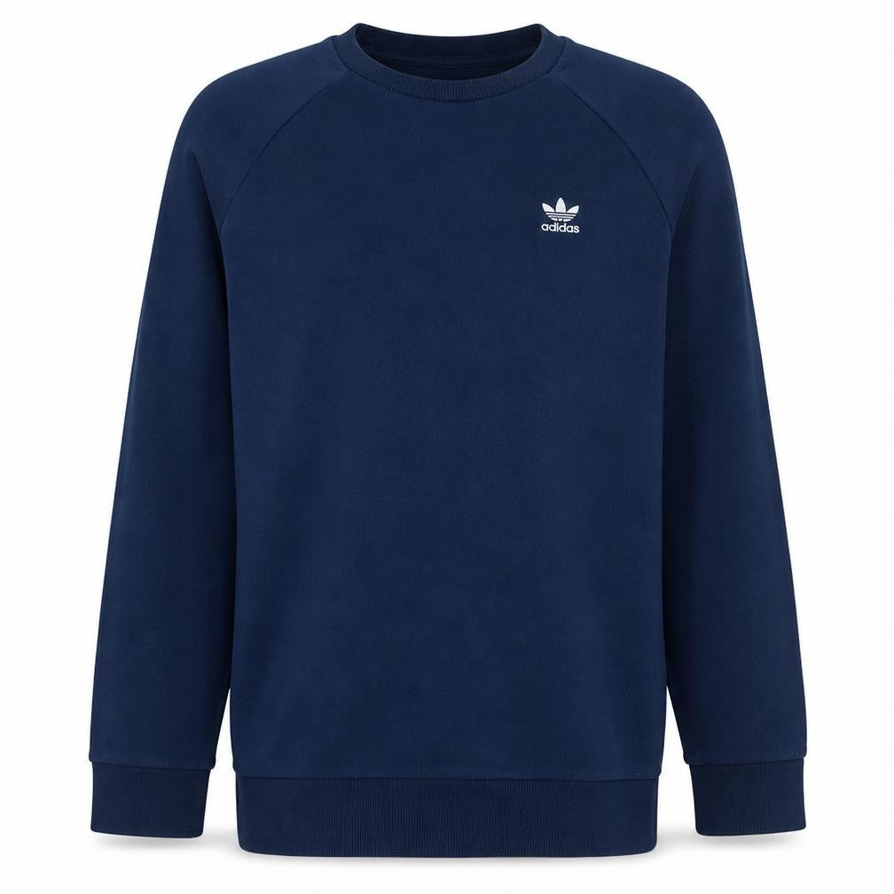 Adidas Men's Blue Crew Neck Pullover Sweatshirt Size M