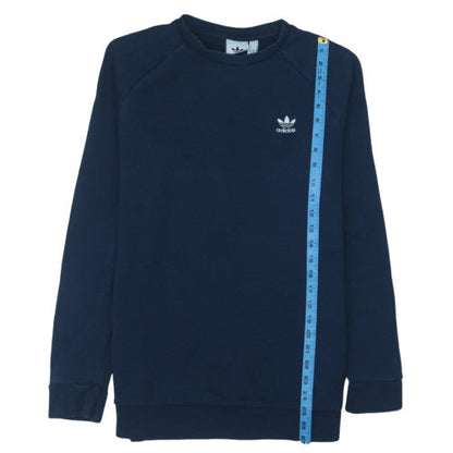 Adidas Men's Blue Crew Neck Pullover Sweatshirt Size M